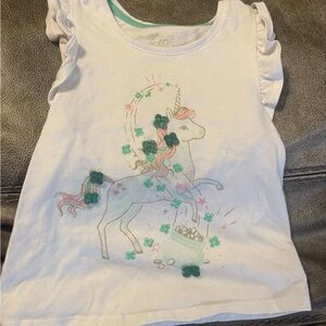 Little Girl Unicorn Shirt